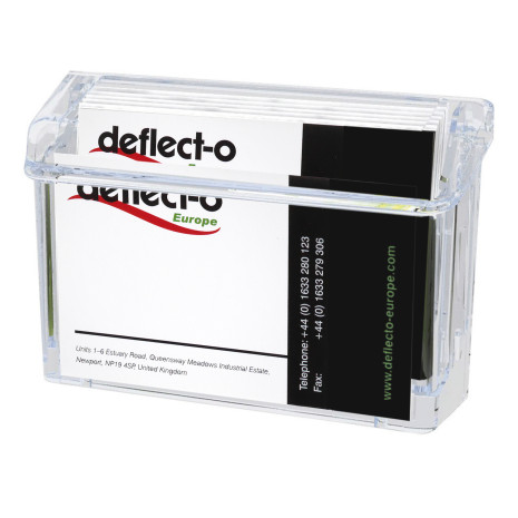 Visitekaarthouder met deksel, Deflecto®