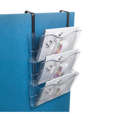 Docupocket A4 liggend incl. brackets, 3 vaks