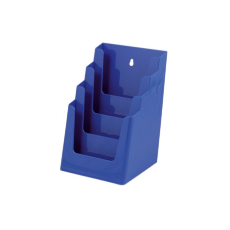 Folderhouder 4x A5 blauw 