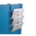 Docupocket A4 liggend incl. brackets, 3 vaks
