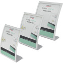 Gebogen kaarthouder A6, Deflecto®