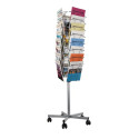 Metalen wand folderhouder a4 3 vaks met flyer