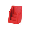 Folderhouder 3x A4 Rood