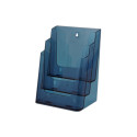 Folderhouder 3x A4 Transparant Blauw