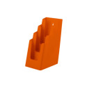 Folderhouder 4x 1/3 A4 Oranje