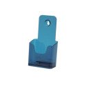Folderhouder 1/3 A4 (DIN) Transparant Blauw