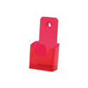 Folderhouder 1/3 A4 (DIN) Transparant Rood