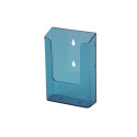 Wandfolderhouder 1/3 A4 (DIN) Transparant Blauw