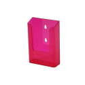 Wandfolderhouder 1/3 A4 (DIN) Transparant Rood