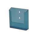 Wandfolderhouder A5 Transparant Blauw