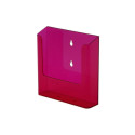 Wandfolderhouder A5 Transparant Rood