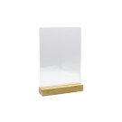 Menu,-/Kaarthouder A4 met bamboe voet, Blank 