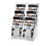 Folderhouder 6 vaks 1/3 A4 "Classic", Deflecto®