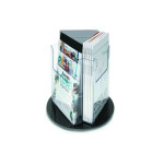 3 X 1/3 A4 wandhouders met draaidisplay, Deflecto®