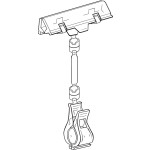 Versagrip prijskaart met klem 159 mm