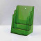 Folderhouder 3x A4 Transparant Groen
