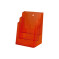 Folderhouder 3x A4 Transparant Oranje