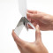 RVS Menukaart Clip 50 mm, Deflecto® Menuclip 50 mm rvs plaatsen