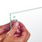 Kaarthouder A4 "Superior" (glass look), Deflecto®  Kaarthouder A4 met afstandhouders