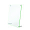 Kaarthouder A5 "Superior" (glass look), Deflecto®  Kaarthouder A5 "Superior" (glass look), Deflecto® 