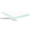 Kaarthouder A4 "Superior" (glass look), Deflecto®  Kaarthouder A4 met afstandhouders