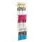 Draadfolderhouder wand 3 vaks A4, Metaal  Draadfolderhoud wand 3 vaks A4, Metaal 