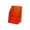 Folderhouder 3x A4 Transparant Oranje Folderhouder 3x A4 Transparant Oranje