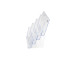 Folderhouder 4 vaks A4 "Classic", Deflecto®  Folderhouder 4 X A4 zijaanzicht 