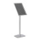 Infostandaard DECO A3, zilver Infostandaard DECO A3, zilver (staand)