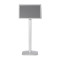 Infostandaard DECO A3, zilver Infostandaard DECO A3, zilver