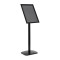 Infostandaard DECO A3, zwart Infostandaard DECO A3, zwart (staand)
