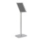 Infostandaard DECO A4, zilver Infostandaard DECO A4, zilver (staand)