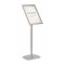 Infostandaard DECO A3, zilver Infostandaard DECO A3, zilver (staand)