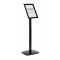 Infostandaard DECO A4, zwart Infostandaard DECO A4, zwart (staand)